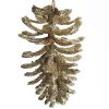 Champagne Glitter Faux Hanging Pinecone Pinecones And Acorns|