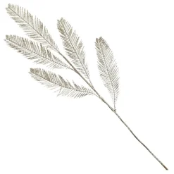 Champagne Glitter Feather Spray Christmas Sprays|