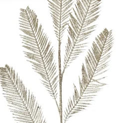 Champagne Glitter Feather Spray Christmas Sprays|