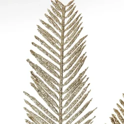 Champagne Glitter Feather Spray Christmas Sprays|