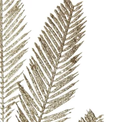 Champagne Glitter Feather Spray Christmas Sprays|