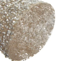 Champagne Glitter Sequin Cone Christmas Tree Table Top Christmas Trees|