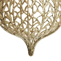 Champagne Glitter Wire Onion Bauble Decorative Christmas Baubles|