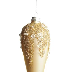 Champagne Icicle Hanging Long Drop Decoration Finials And Drops|