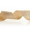 Champagne Sparkle Glitter Ribbon Wired Edge - 6.3cm Ribbons|