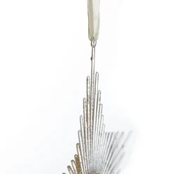 Champagne Starburst Tree Decoration Snowflakes And Stars|