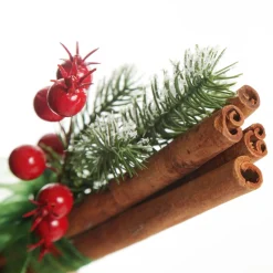Christmas Cinnamon Stick Bunch with Snowy Pine Christmas Candles And Scents|