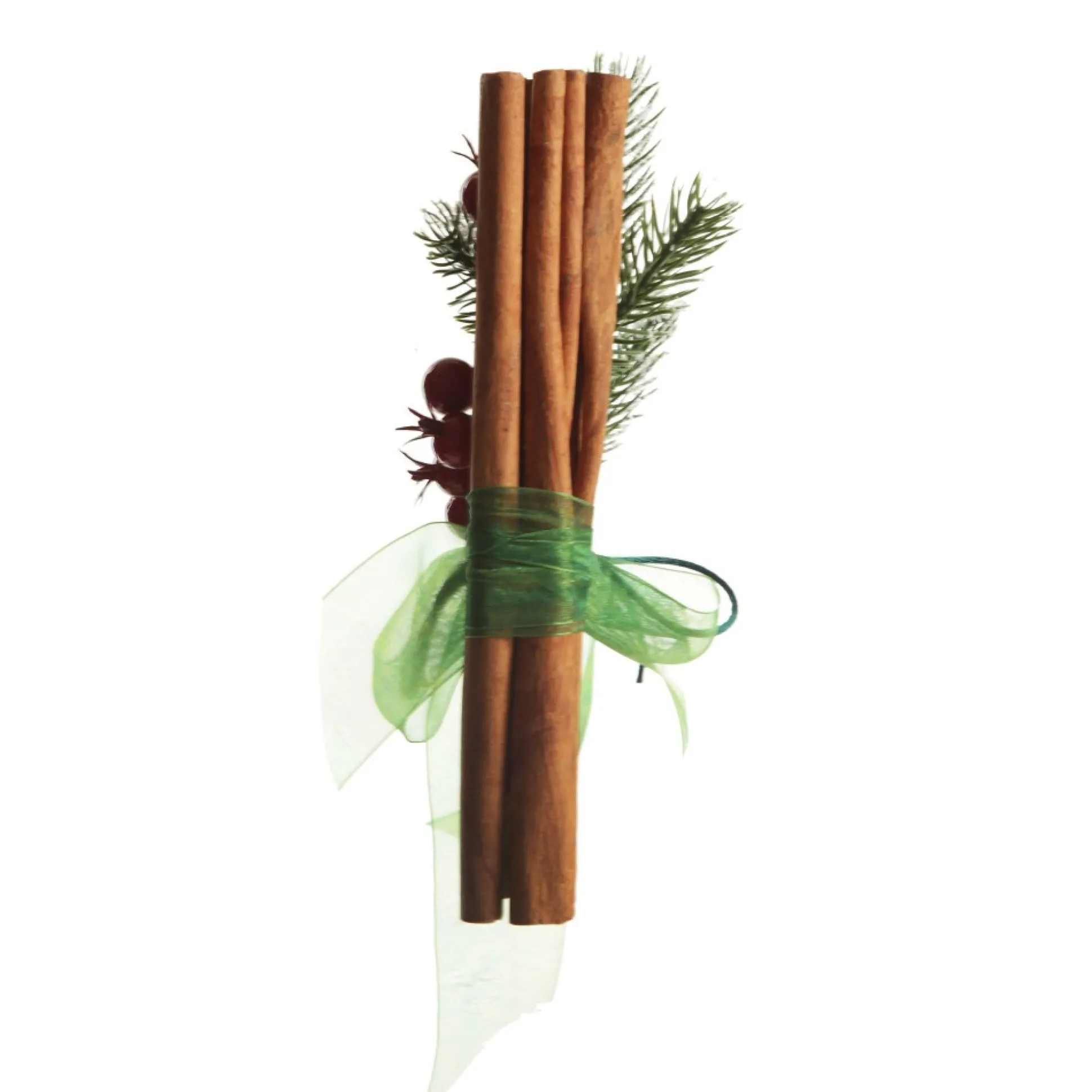 Christmas Cinnamon Stick Bunch with Snowy Pine Christmas Candles And Scents|