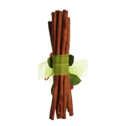 Christmas Cinnamon Stick Bunch with Red Berry and Frosted Fir Christmas Candles And Scents|