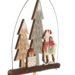 Christmas Llama Hanging Ornament with Tassel Christmas Tree Decorations|