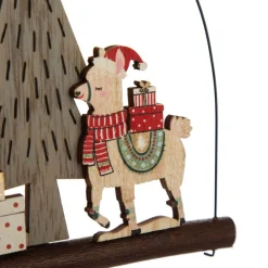 Christmas Llama Hanging Ornament with Tassel Christmas Tree Decorations|