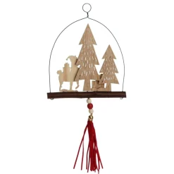 Christmas Llama Hanging Ornament with Tassel Christmas Tree Decorations|