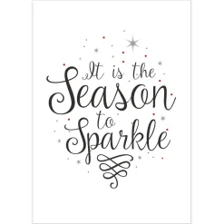 Christmas Sparkle Poster Print Christmas Prints|