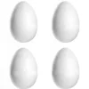 8cm Polystyrene Foam DIY Craft Egg - Pack of 4 Christmas Craft Supplies|