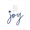 Coastal Christmas Joy Poster Christmas Prints|