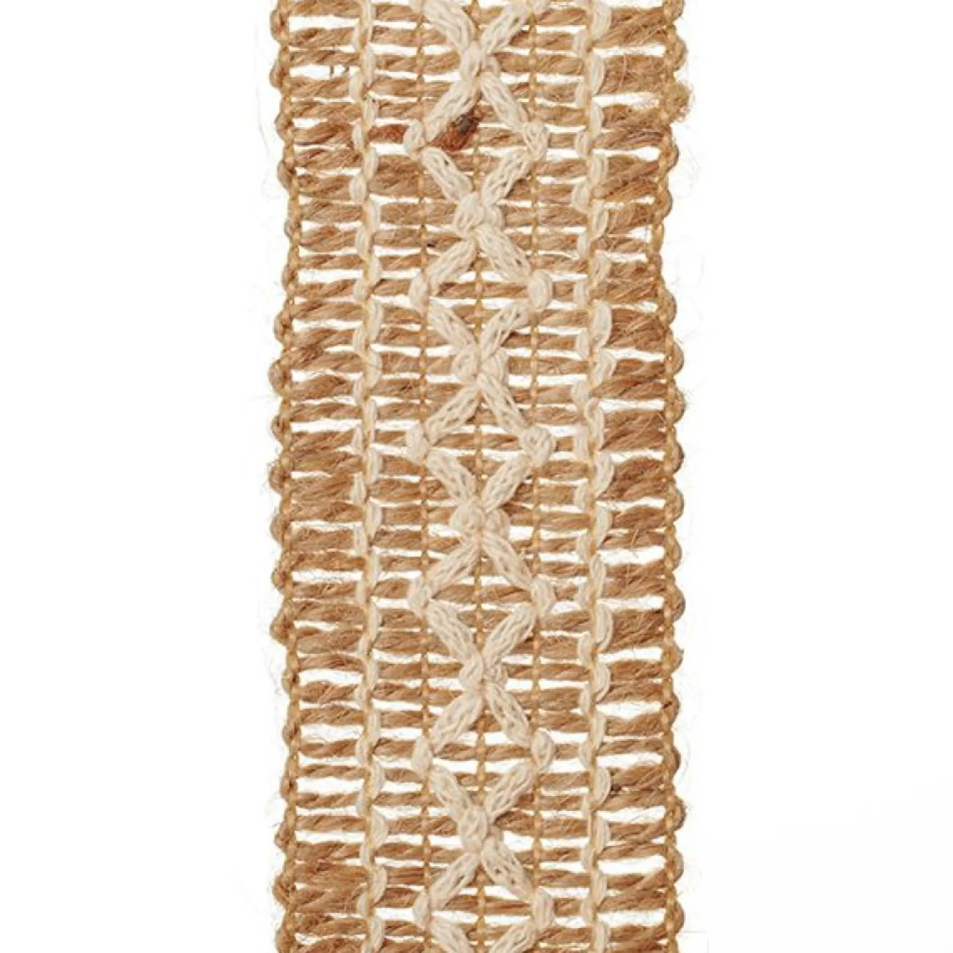 Cream and Natural Jute Decorative Braid Ribbon - Design B Ribbons|