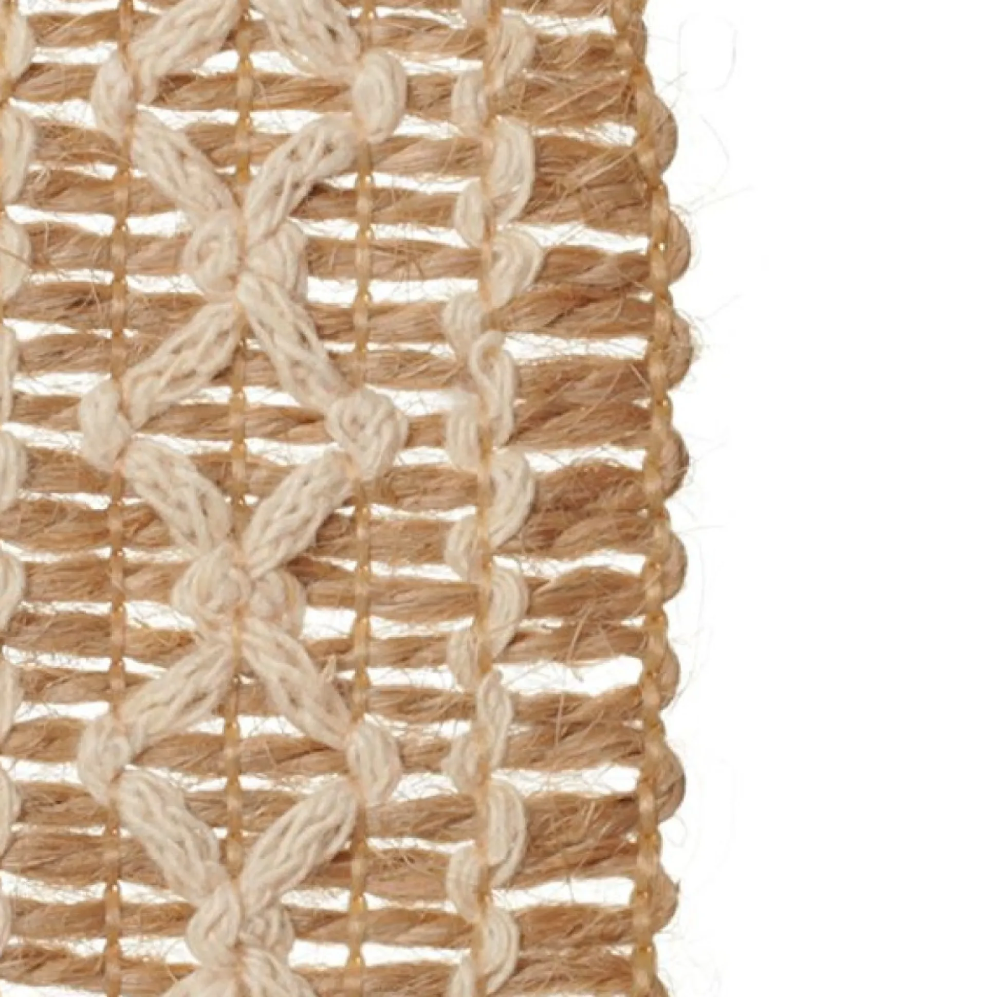 Cream and Natural Jute Decorative Braid Ribbon - Design B Ribbons|