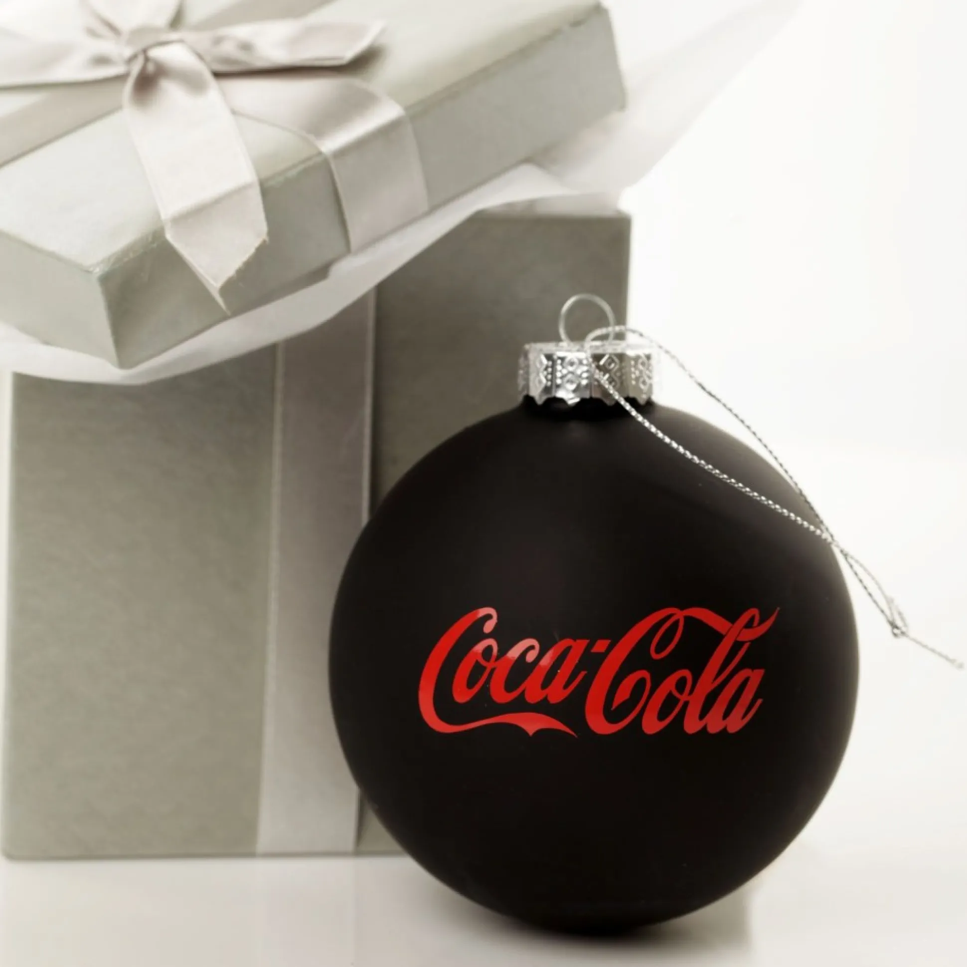 Customised Large Coloured Glass Logo Decal Bauble Corporate Logo Baubles|