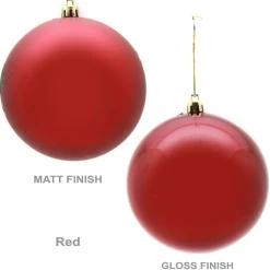 Customised Large Shatterproof Logo Decal Bauble - 10cm Corporate Logo Baubles|