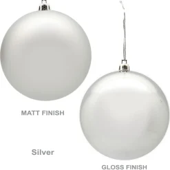 Customised Large Shatterproof Logo Decal Bauble - 10cm Corporate Logo Baubles|