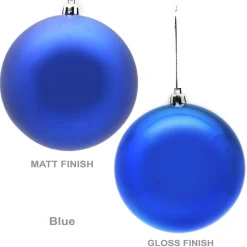 Customised Shatterproof Printed Logo Bauble - 10cm Corporate Logo Baubles|