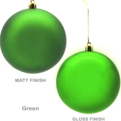 Customised Shatterproof Printed Logo Bauble - 10cm Corporate Logo Baubles|