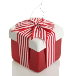 Cute Red and White Hanging Gift Box Christmas Decoration Christmas Tree Decorations|