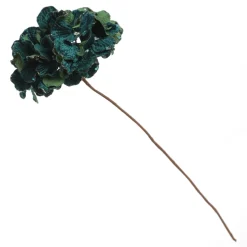 Dark Green Hydrangea Flower Stem Christmas Flowers|