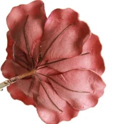 Dark Pink Velvet Magnolia Flower Clip Christmas Flowers|