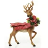 Deer Ornament with Red Bow - Right Christmas Birds And Animals|