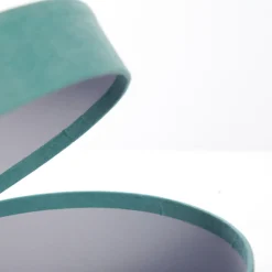 Deluxe Aqua Suede Round Giftbox Gift Wrap, Boxes, Bags & Tags|