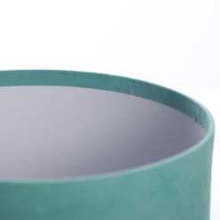 Deluxe Aqua Suede Round Giftbox Gift Wrap, Boxes, Bags & Tags|