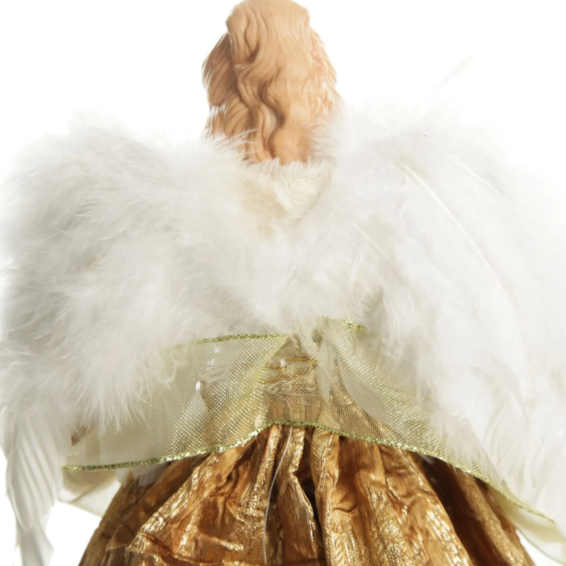 Deluxe Gold Angel Christmas Tree Topper Ornament Tree Toppers|