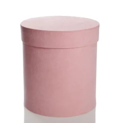 Deluxe Pink Suede Round Giftbox Gift Wrap, Boxes, Bags & Tags|