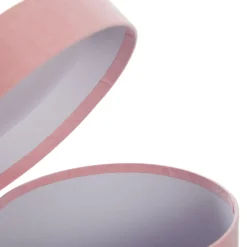 Deluxe Pink Suede Round Giftbox Gift Wrap, Boxes, Bags & Tags|