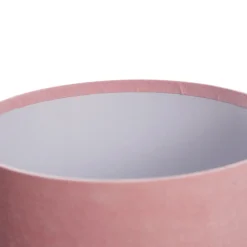 Deluxe Pink Suede Round Giftbox Gift Wrap, Boxes, Bags & Tags|