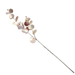 Dusky Pink Round Leaf Eucalyptus Dollar Gum Spray Christmas Sprays|