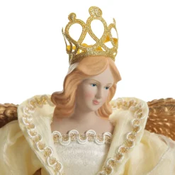 Elegant Ivory and Gold Christmas Angel Tree Topper Tree Toppers|