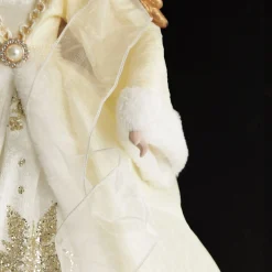 Elegant Ivory and Gold Christmas Angel Tree Topper Tree Toppers|