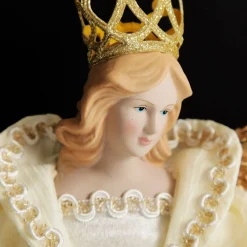 Elegant Ivory and Gold Christmas Angel Tree Topper Tree Toppers|