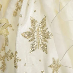 Elegant Ivory and Gold Christmas Angel Tree Topper Tree Toppers|