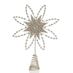 Elegant Metal and Jewel Tree Topper Tree Toppers|
