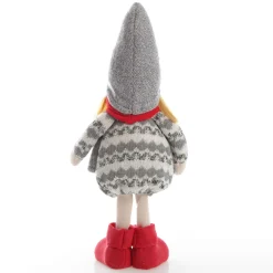 Elsa Cute Christmas Dress up Ornament in Grey Knit Dress Christmas Figurines|