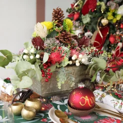 Eucalyptus Leaf and Red Berry Christmas Bon Bons Christmas Bon Bons|