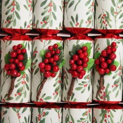 Eucalyptus Leaf and Red Berry Christmas Bon Bons Christmas Bon Bons|