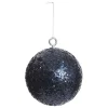 Extra Large Blue Sequin Christmas Bauble Decorative Christmas Baubles|