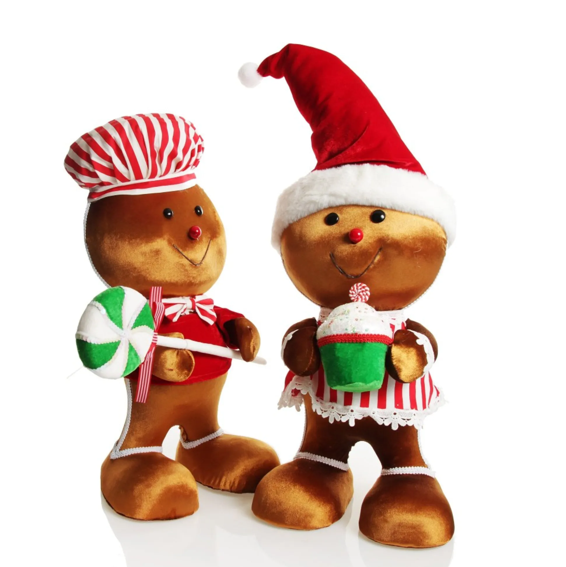 Extra Large Gingerbread Boy with Lollipop Christmas Ornament Christmas Ornaments|