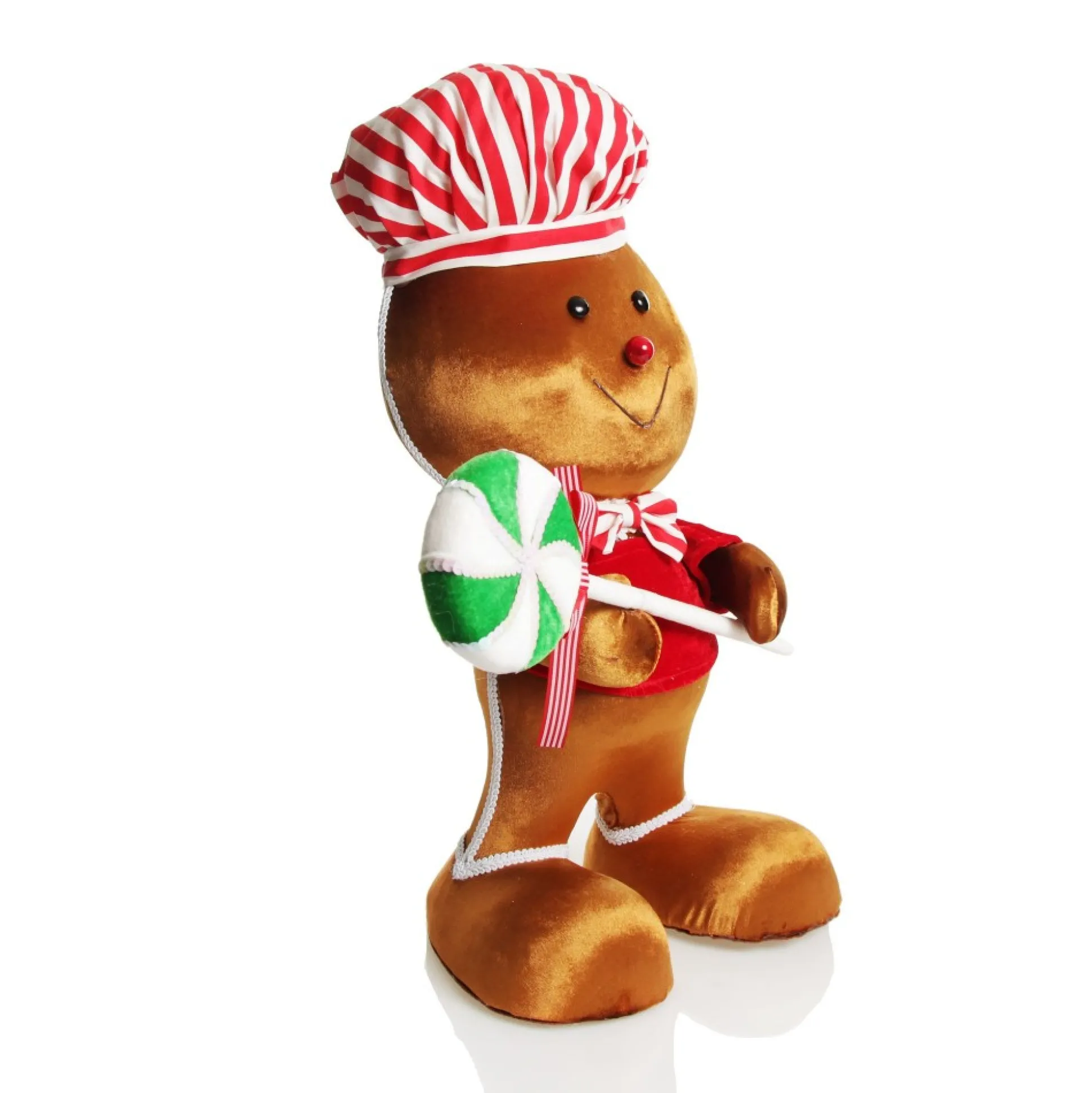 Extra Large Gingerbread Boy with Lollipop Christmas Ornament Christmas Ornaments|