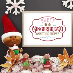 Extra Large Gingerbread Girl Christmas Ornament Christmas Ornaments|