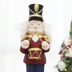 Extra Large Red Drummer Nutcracker Christmas Ornament. Christmas Nutcrackers|